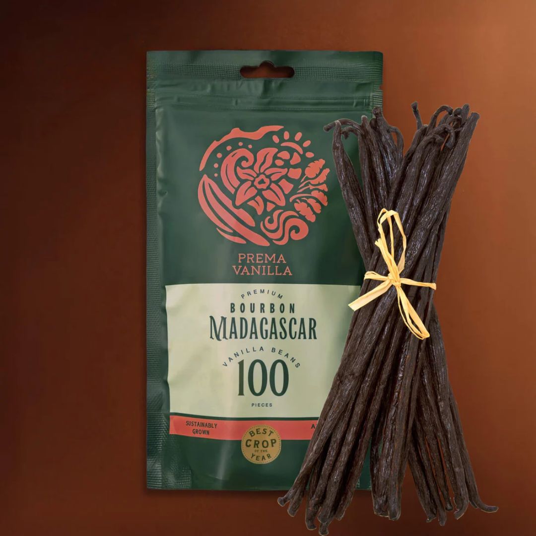Gousses de vanille bio de Madagascar Gourmet (14-18 cm)