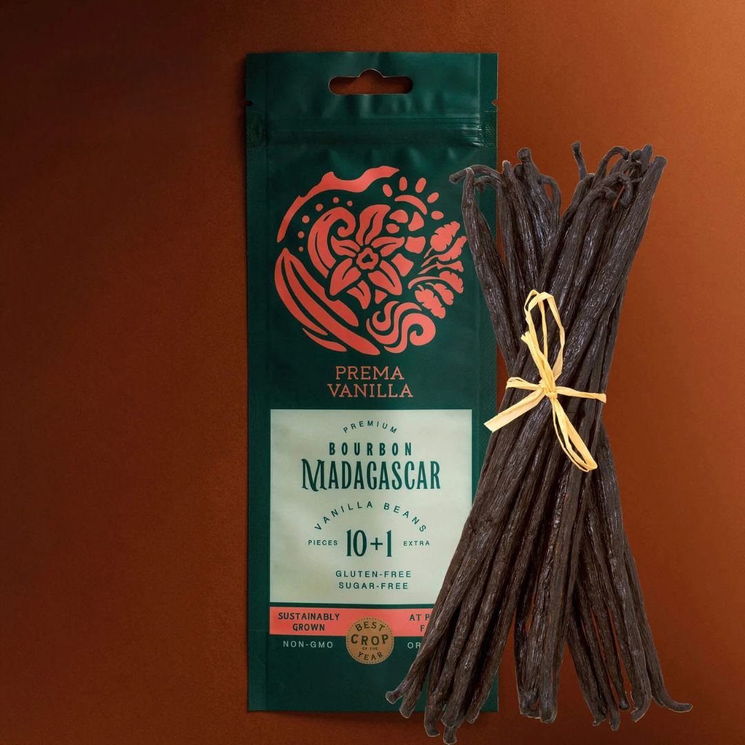 Gousses de vanille bio de Madagascar Gourmet (14-18 cm)