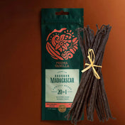 Gousses de vanille bio de Madagascar Gourmet (14-18 cm)