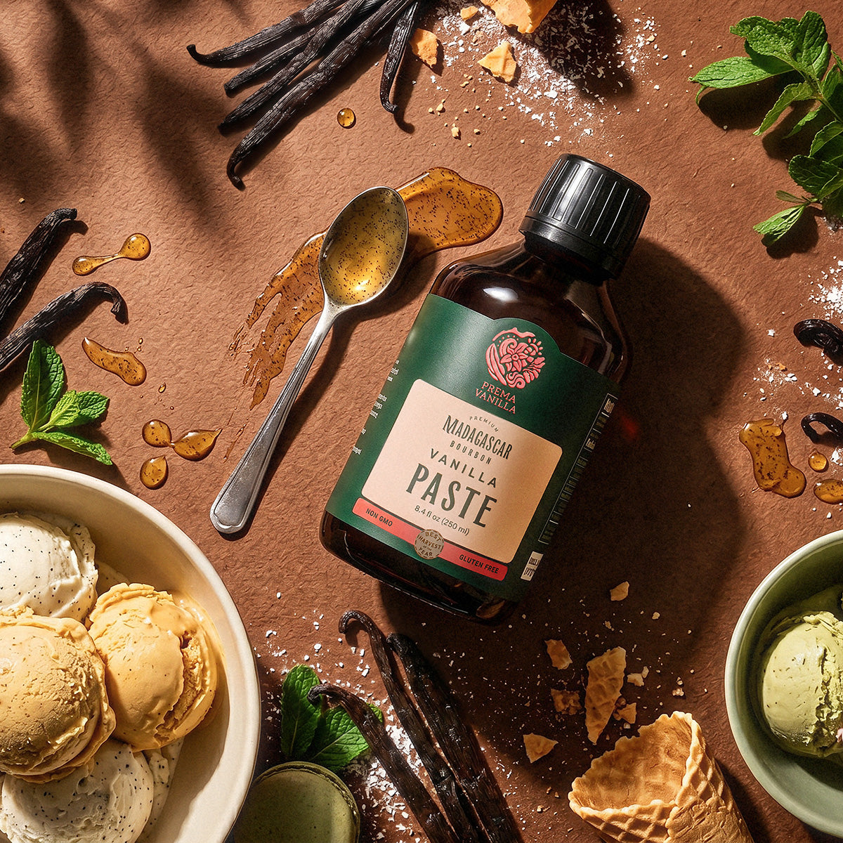 Pâte de vanille Bourbon de Madagascar avec véritables graines de vanille